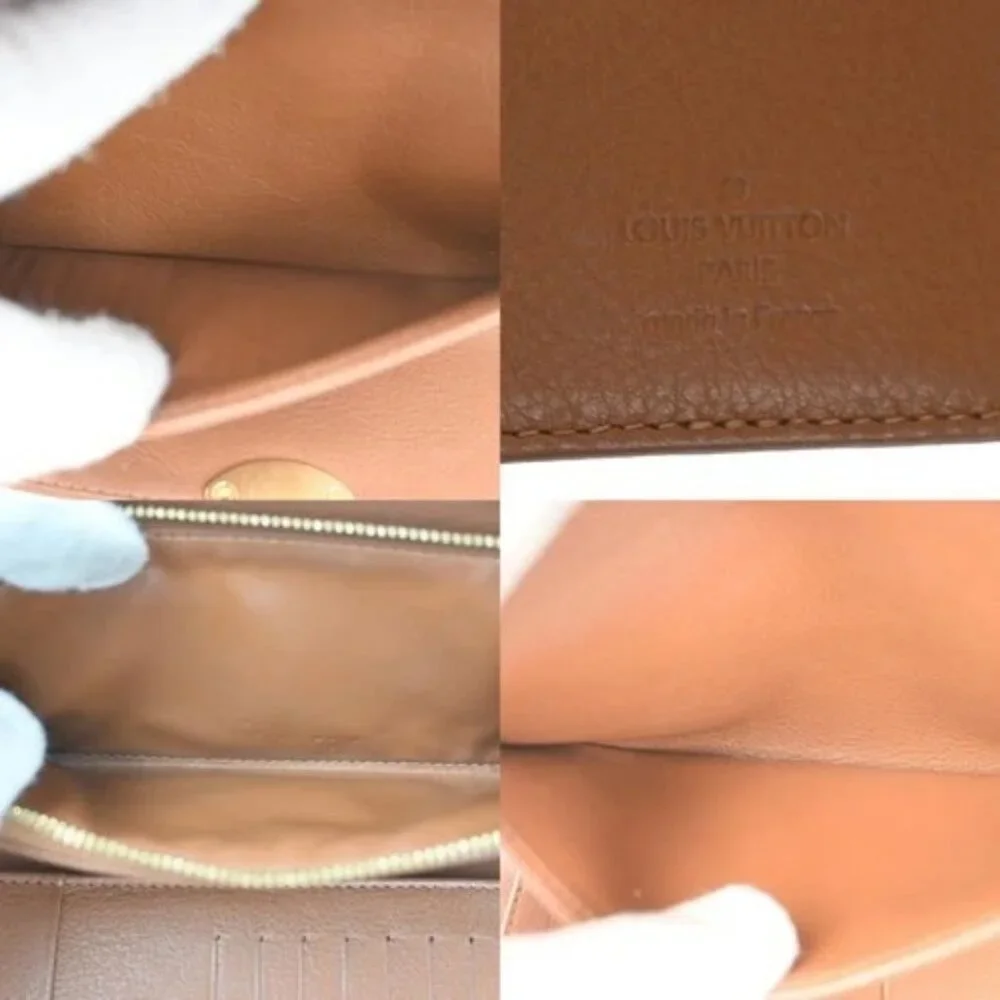 LOUIS VUITTON Amelial Wallet Monogram Mahina Leather BN M58157 69TA434 - Picture 10 of 14